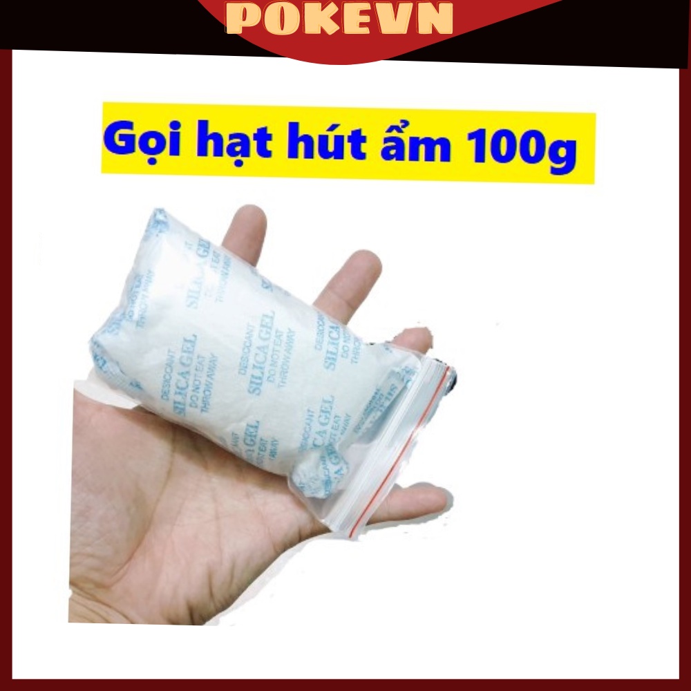 Gói hút ẩm đóng túi 100 gram Silica Gel - Hạt chống ẩm mốc