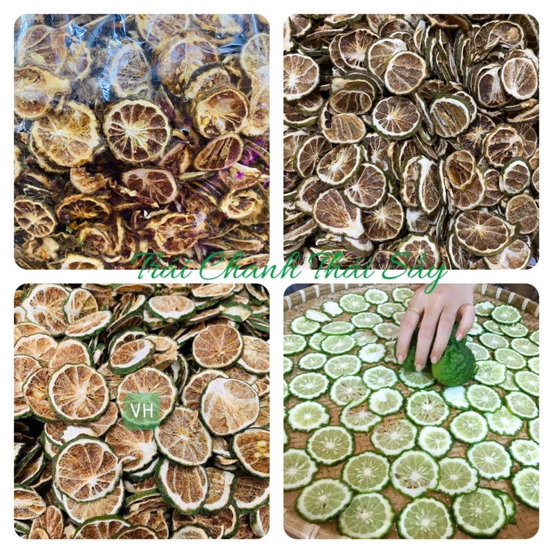 Trái chanh thái sấy khô thái lát túi 1kg
