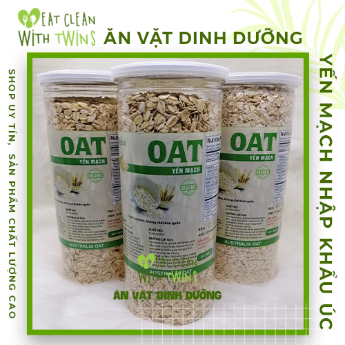 YẾN MẠCH OAT (ÚC) ORGANIC CAO CẤP - THỰC PHẨM GIẢM CÂN ĂN KIÊNG DINH DƯỠNG 500G