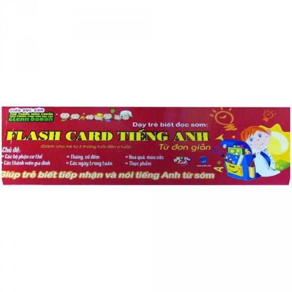 Dạy trẻ biết đọc sớm: flash card tiếng anh - từ đơn giản - công cát,thành luân