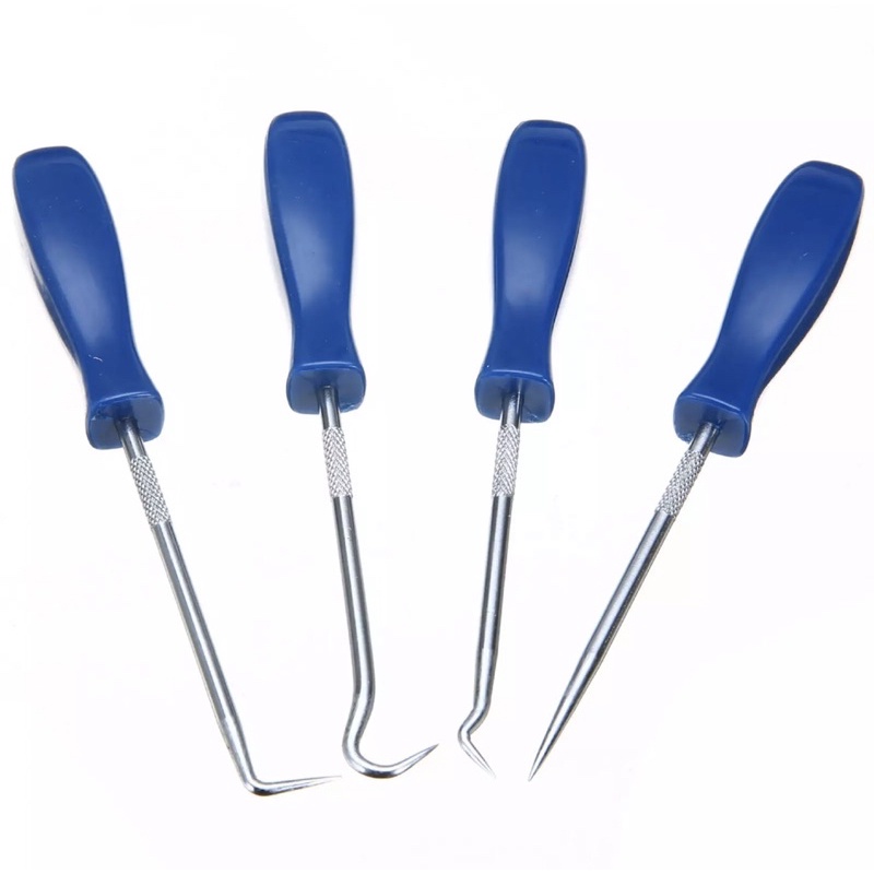 ✅Bộ dụng cụ móc,nạy sin phớt. 4 chi tiết. bộ cạy phốt. bộ tháo oring