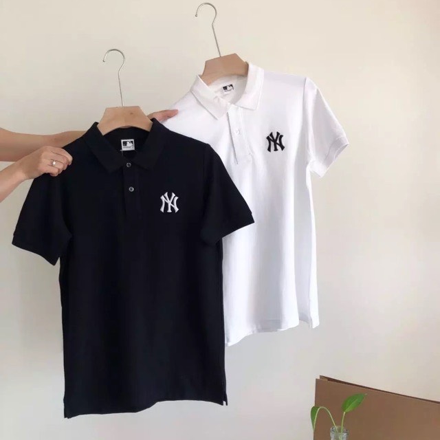 BIGSIZE Áo thun polo nam bigsize thiêu hình NY 80 - 130kg