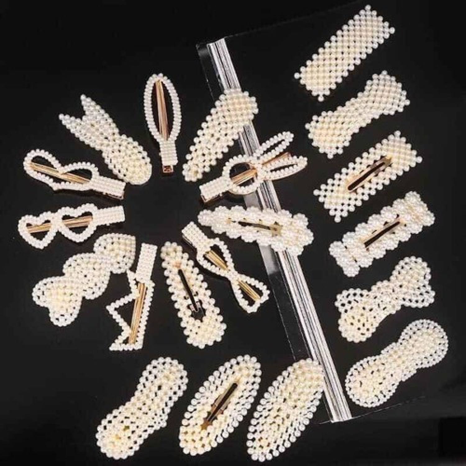 Sét 20 cái kẹp tóc ngọc trai siêu dễ thương phong cách hàn quốc hàng hót ƞhất - kẹp tóc hàn quốc, kẹp tóc mái, kẹp tóc xinh, cài tóc, phụ kiện tóc, kẹp tóc cute, kẹp hàn quốc, kẹp nơ, kẹp mái phồng hàn quốc