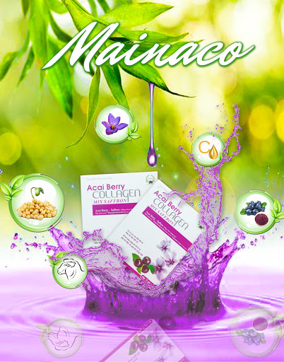 Acai Berry Collagen Mix Saffron Trắng Da Mờ Nám Căng Bằng Nội Tiết Tố