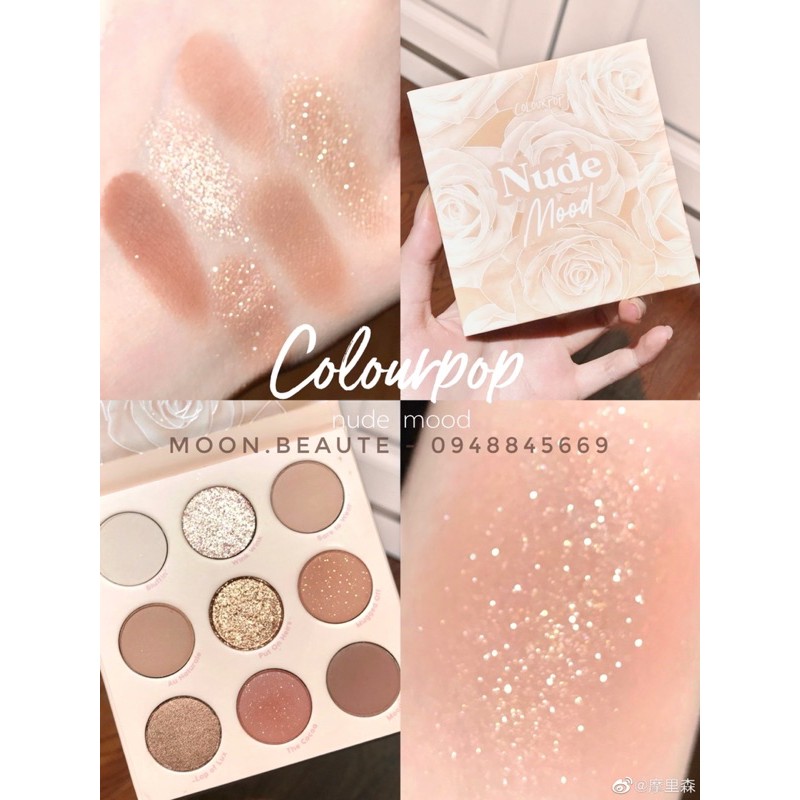 [BILL US] Bảng mắt Colourpop Nude Mood 9 ô tông beige - neutrals