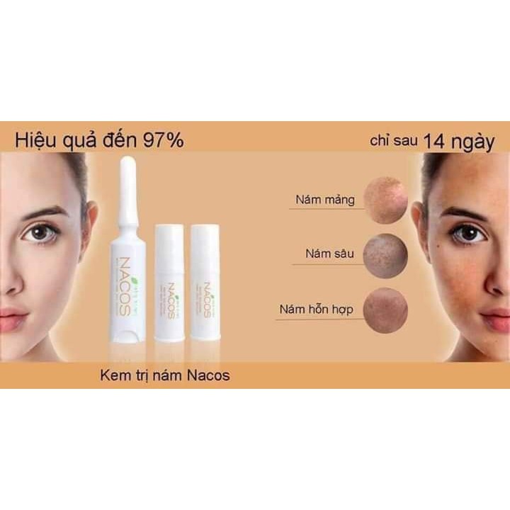 Kem Trị Nám Nacos White Solution Dark Spot Reducer