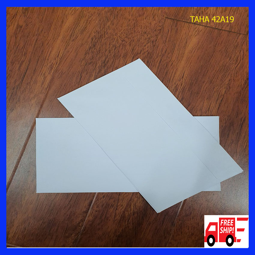 100 cái phong bì trắng A6 kích thước 12X22cm PB02 TAHA 42A19