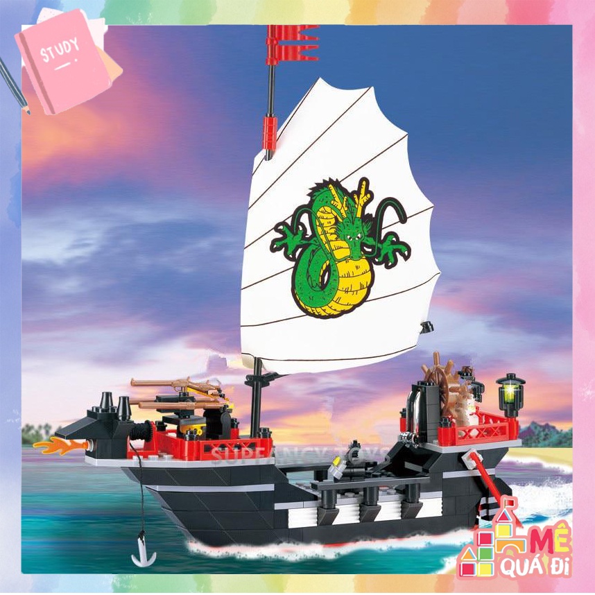 Lego tàu thuỷ cướp biển Ca-ri-be _ Lego tàu chiến