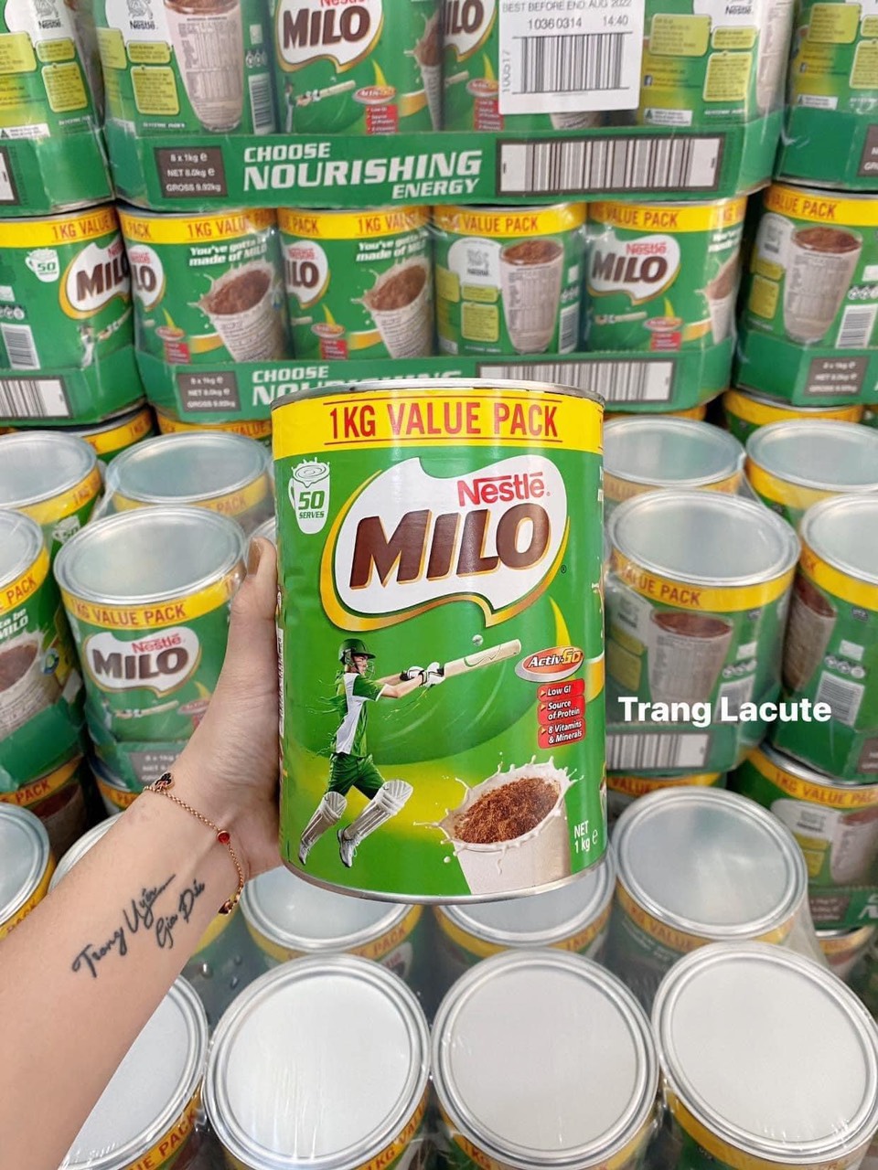 Milo Úc 1kg date xa Nestle