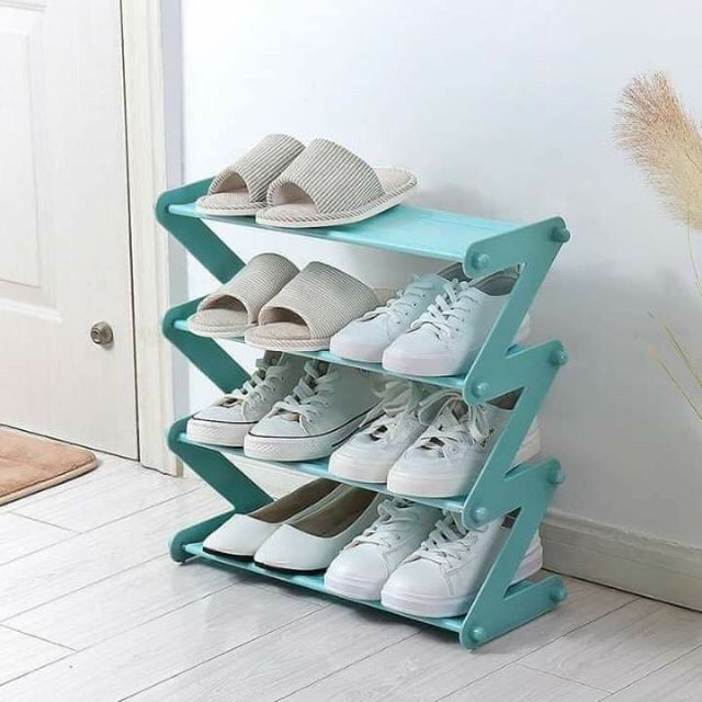 Kệ giày chữ z 4 tầng thông minh dễ dàng lắp ghép