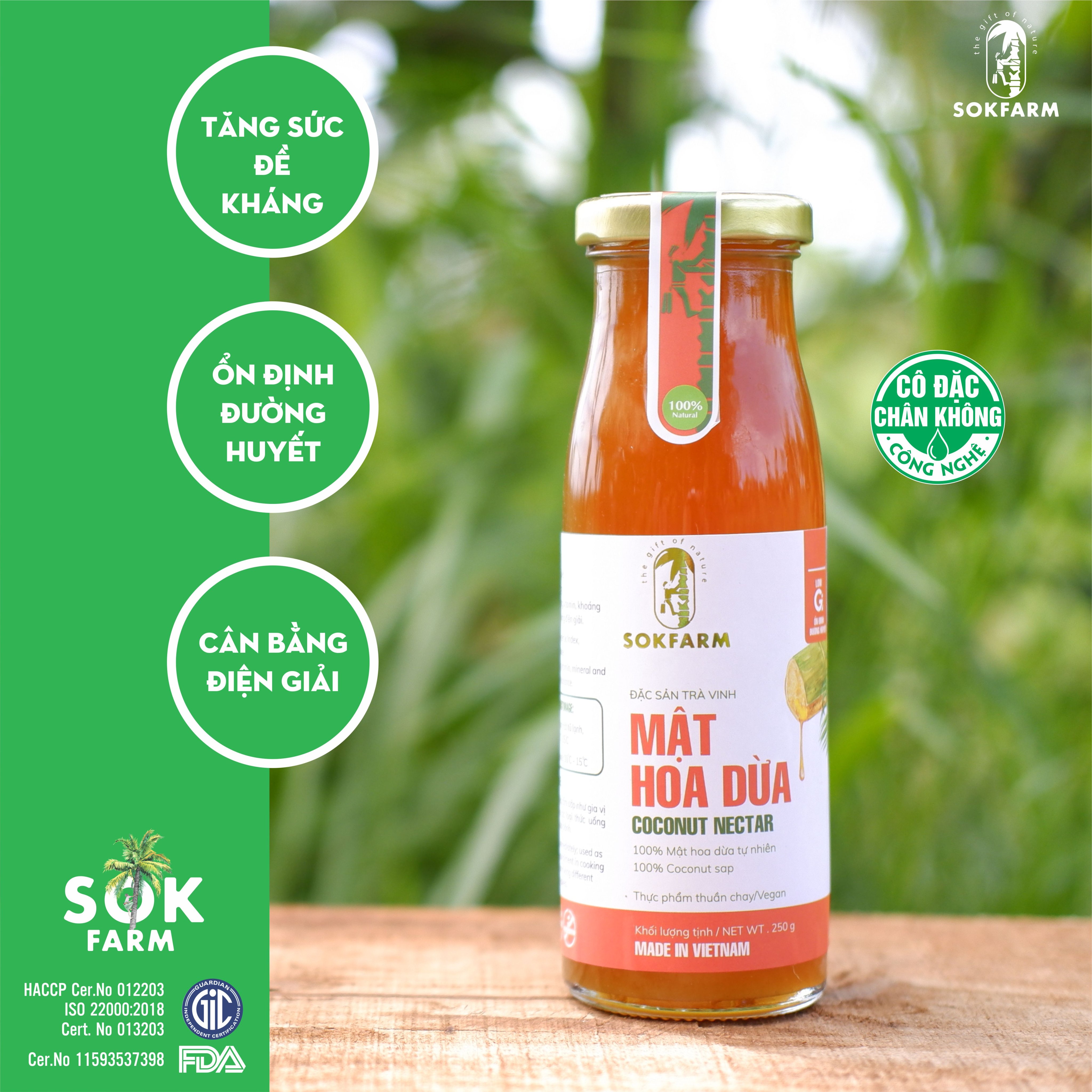 Mật hoa dừa 250ml