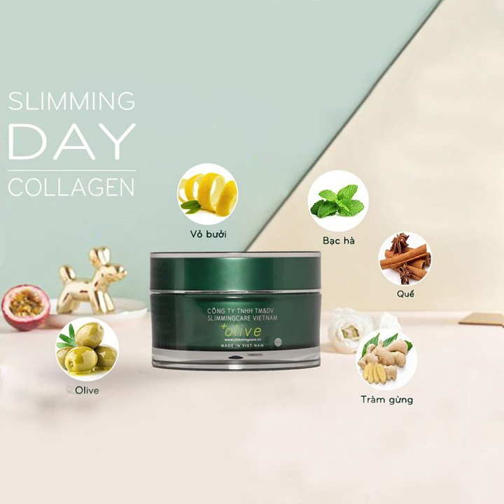 Kem tan mỡ slimming day collagen hũ 200g đánh tan mỡ thừa giảm mỡ bụng thon gọn eo rạn bụng đảm bảo hiệu quả, thành phần thiên nhiên an toàn
