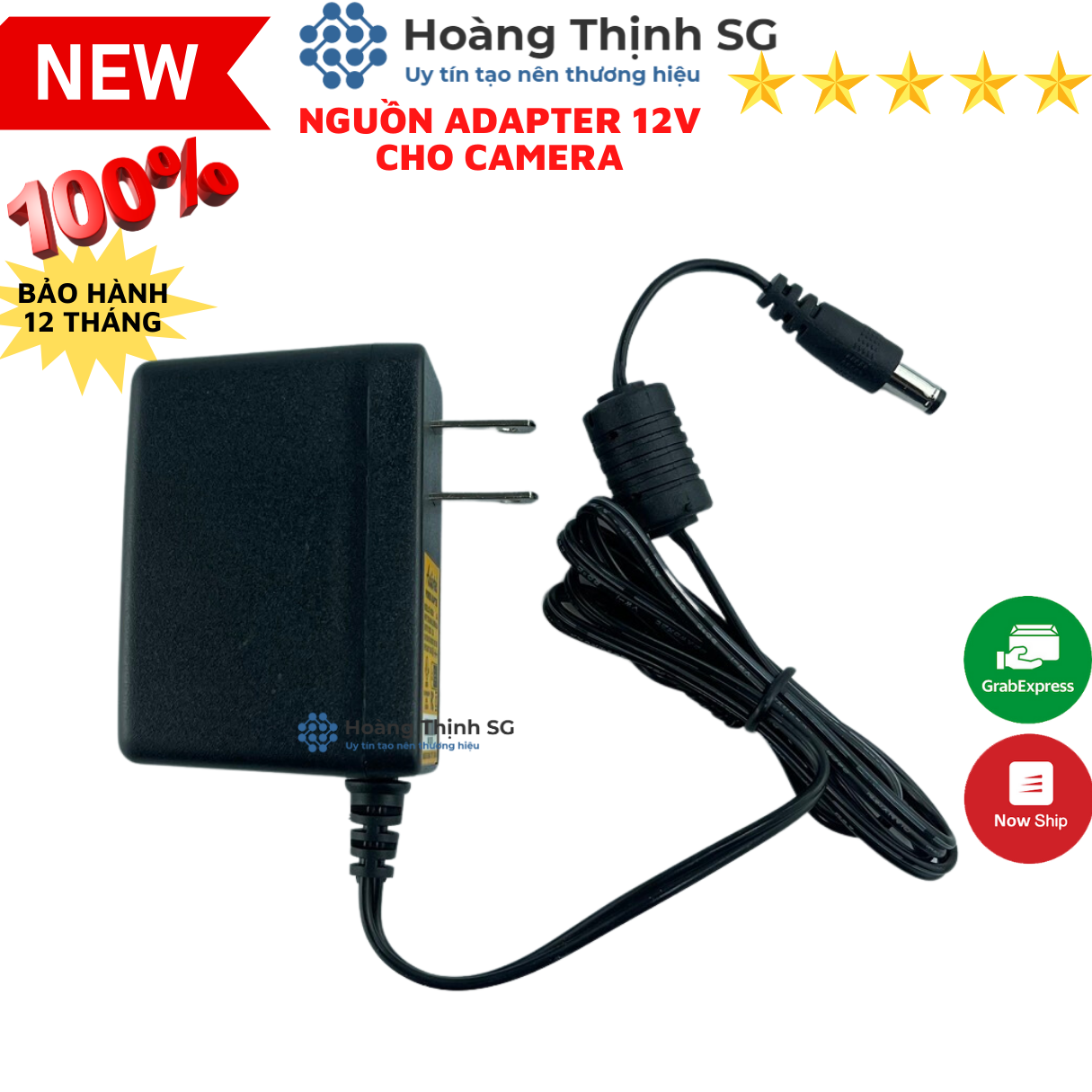Nguồn adaptor 12v 1.5a 18w, zin theo đầu thu k+ 2022 hàng mới