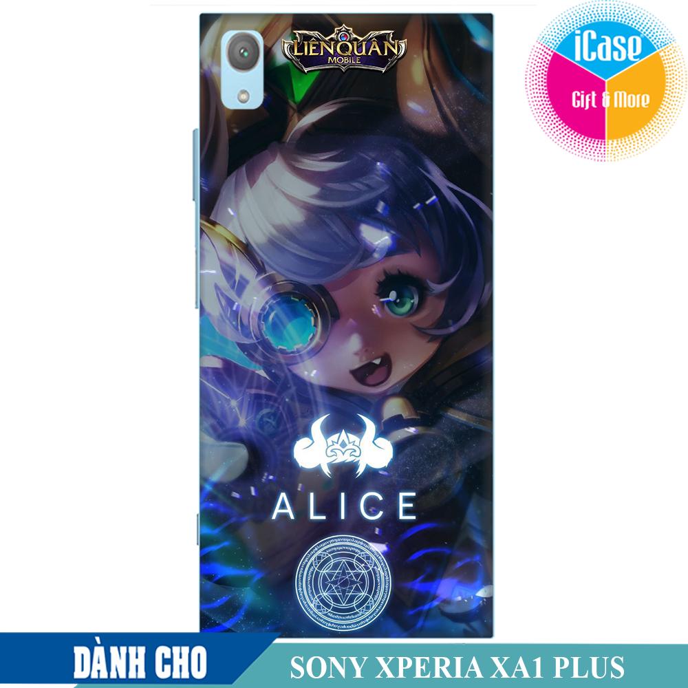 Ốp lưng nhựa dẻo dành cho Sony Xperia XA1 Plus in hình Alice