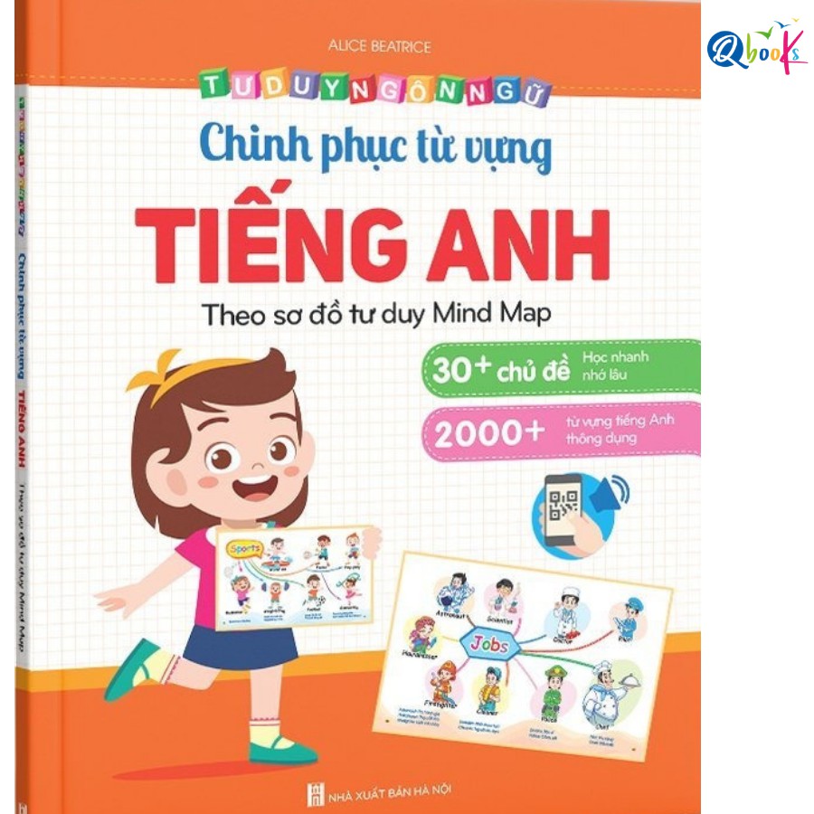 Sách - chinh phục từ vựng tiếng anh - theo sơ đồ tư duy mind map - góc sách hà nội