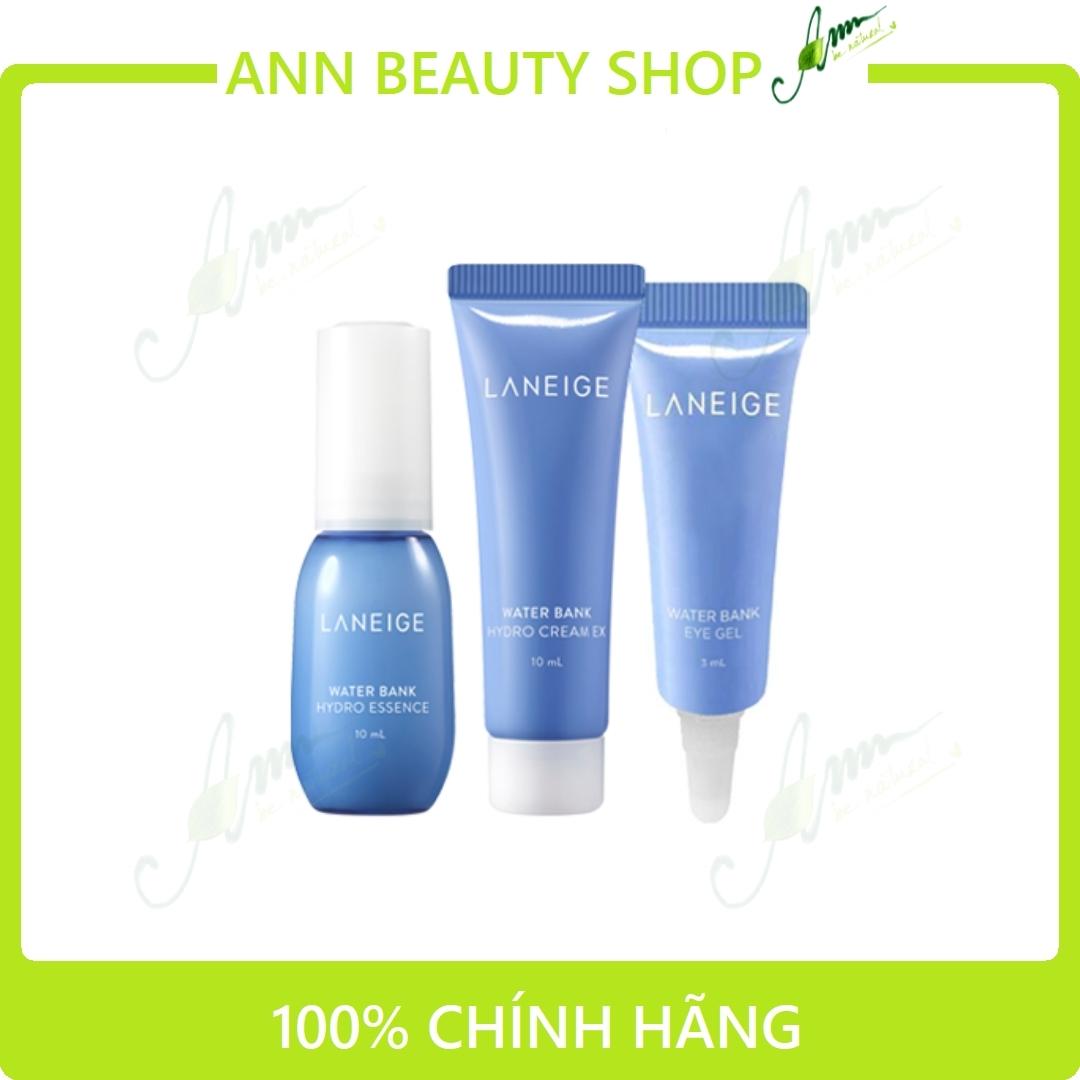 Kit dùng thử cấp ẩm laneige water bank hydro trial kit 3 items