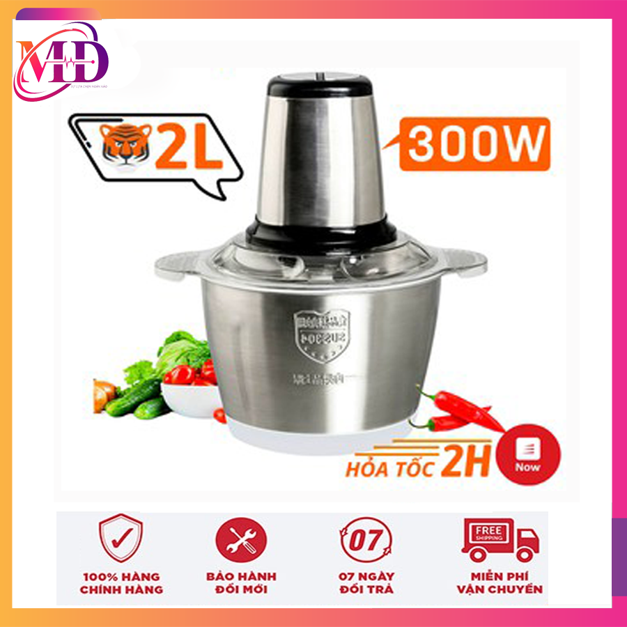 [MỚI - XAY THỊT CỐI INOX] Máy xay thịt đa năng Ranbem Model - 224A 300W, cối inox, bảo hành 12 tháng, cối xay thịt tốt, cối xay thịt