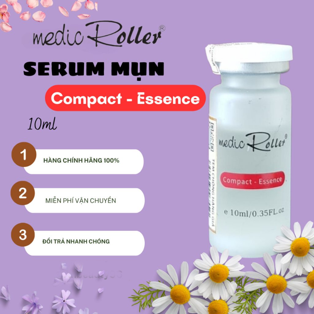 Tinh chất trị mụn medic roller giúp hỗ trợ điều trị mụn ẩn, mụn bọc, mụn đầu đen, làm giảm sự quay trở lại của mụn, đồng thời phục hồi, tái tạo làn da, kháng viêm giúp làn da trở nên mềm mịn, căng mượt, khỏe mạnh.