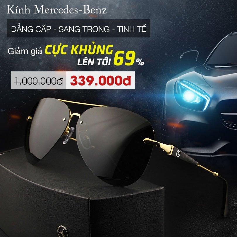 Kính mát nam tặng kính xuyên đêm