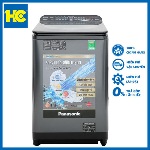 Máy giặt Panasonic Inverter 10.5 kg NA-FD10VR1BV lồng ngang - Miễn phí vận chuyển & lắp đặt - Bảo hành chính hãng