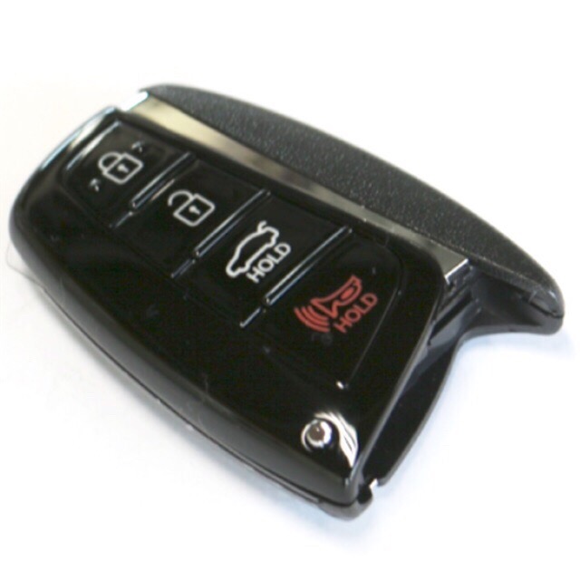 Vỏ remote smartkey xe Huyndai Santafe 4 nút hàng Thái Lan