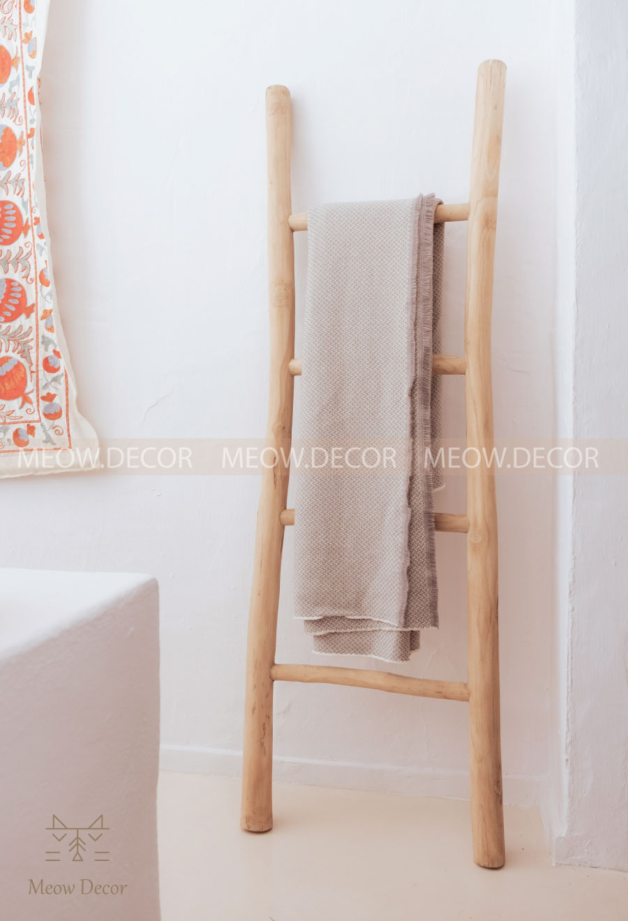 Thang gỗ tự nhiên trang trí nhà cửa, làm kệ, chụp ảnh, decor quán cafe