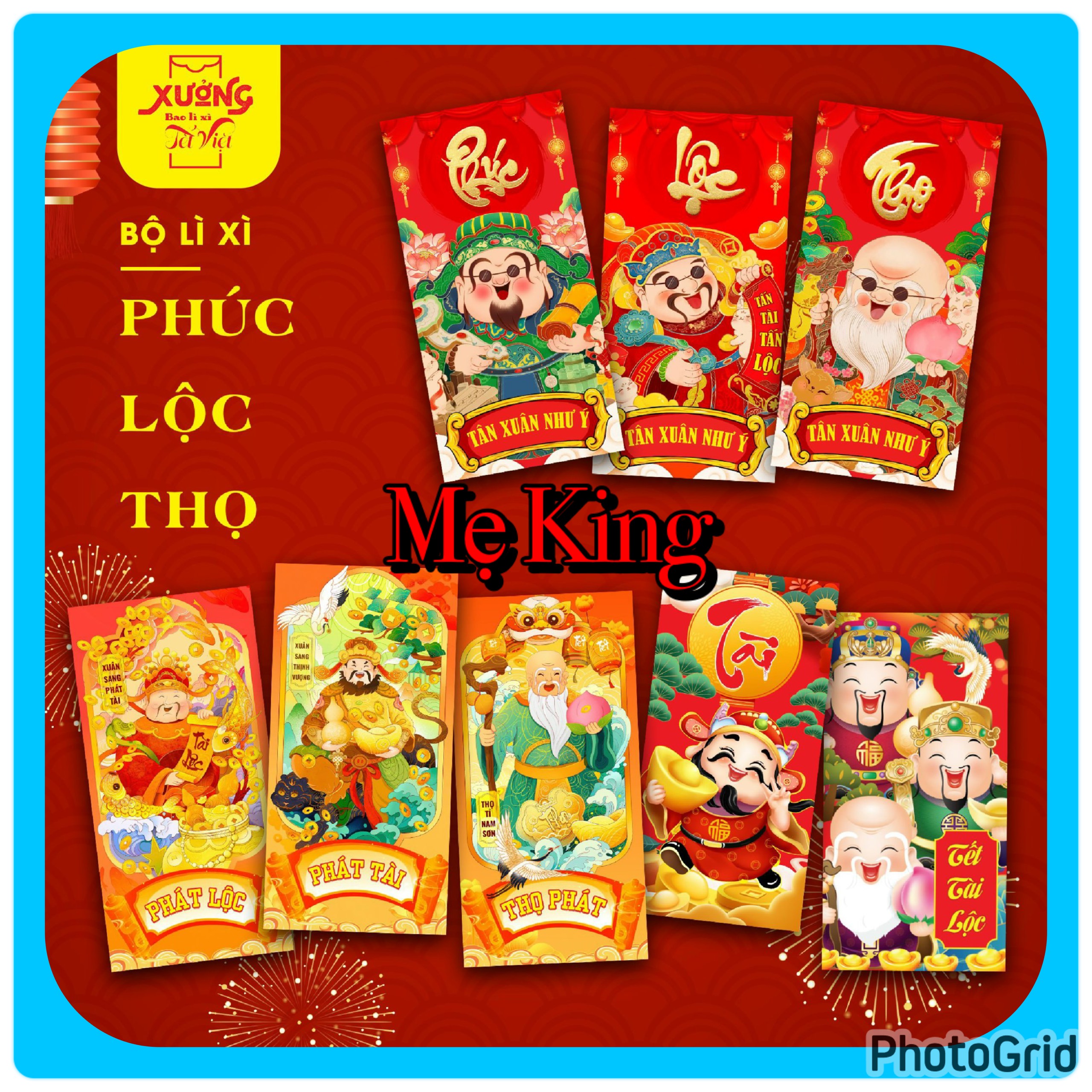 Combo 500 bao lì xì tết giáp thìn - bao lì xì tết 2024- bao lì xì tết giá rẻ đẹp độc lạ