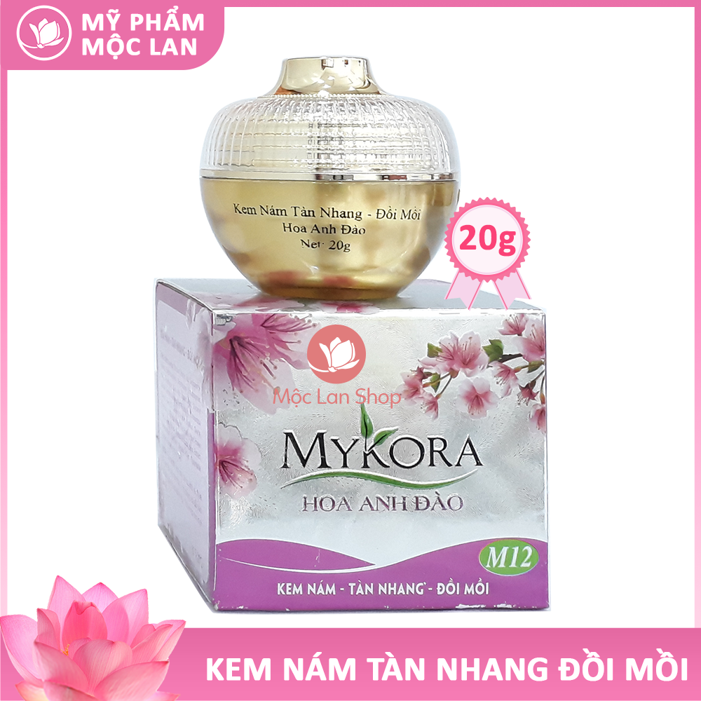 Kem nám tàn nhang đồi mồi - Kem Mykora Hoa Anh Đào 20g - Mỹ phẩm Mộc Lan