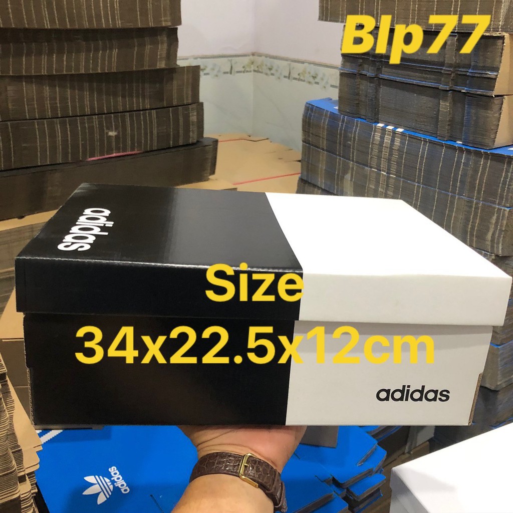 10 hộp đựng giày adidas size 34x22.5x12cm