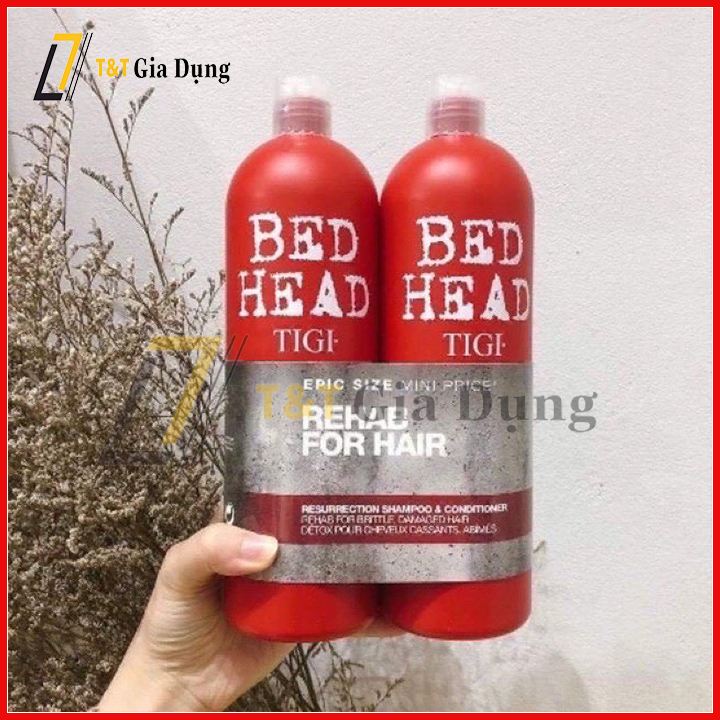 Dầu Gội TIGI Đỏ, Dầu Gội TIGI BED HEAD Phục Hồi Cấp Độ 3 (gội + Xả)