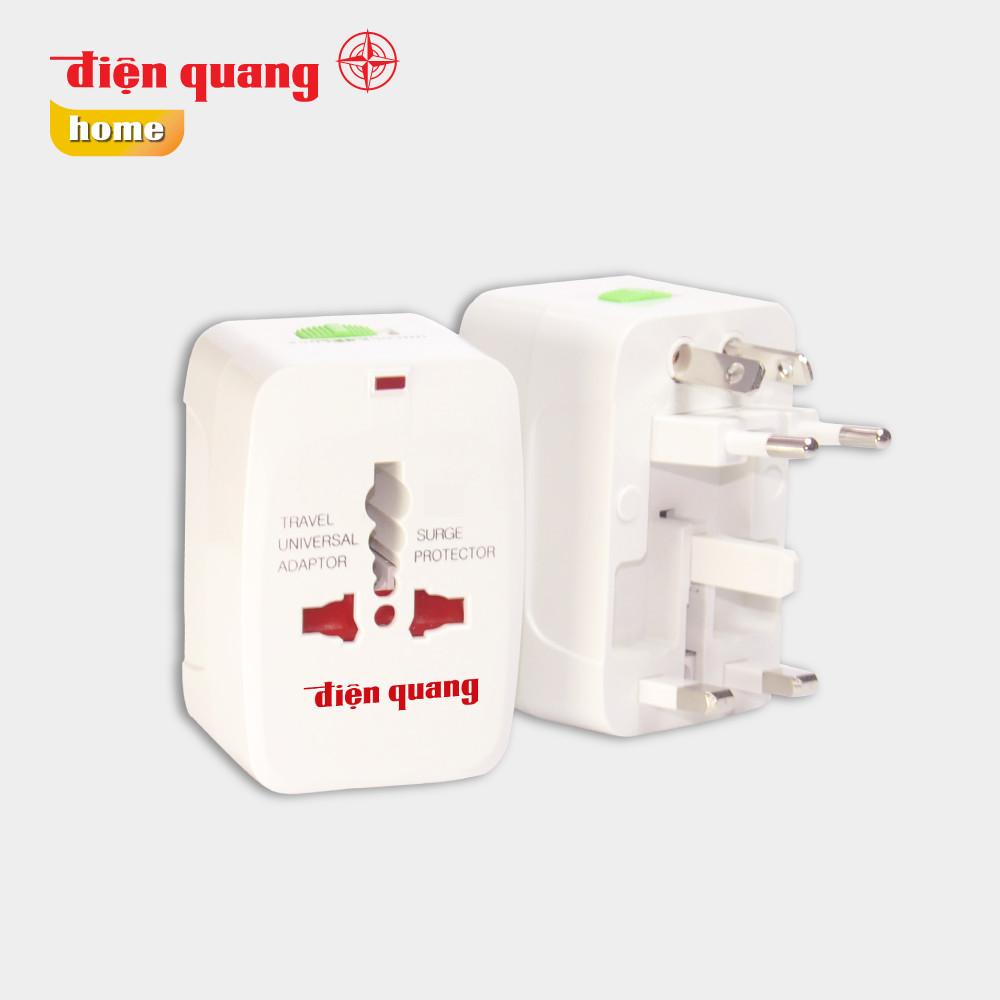 Ổ cắm du lịch điện quang đq esk tv01