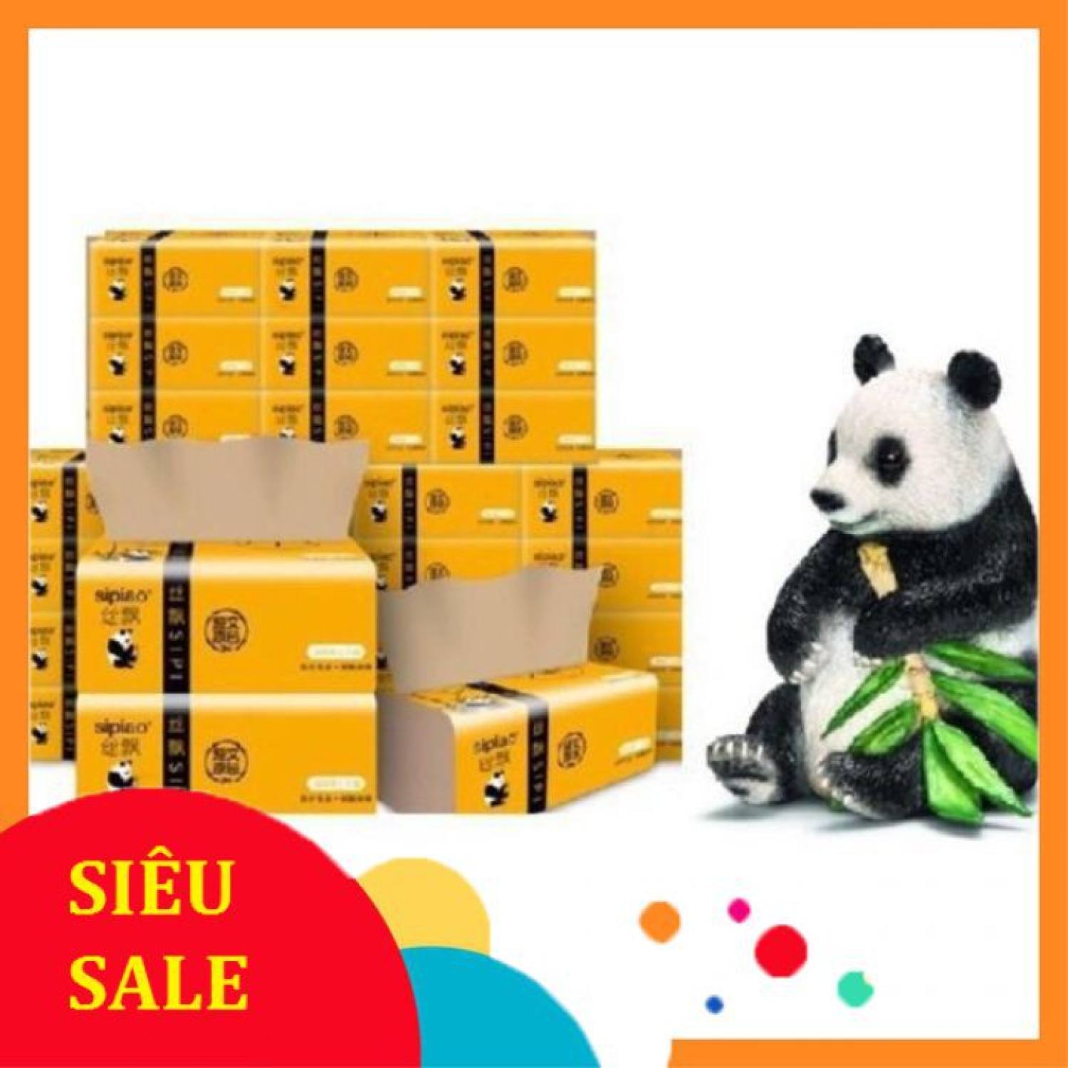 Giấy ăn gấu trúc thùng 30 gói hàng việt nam