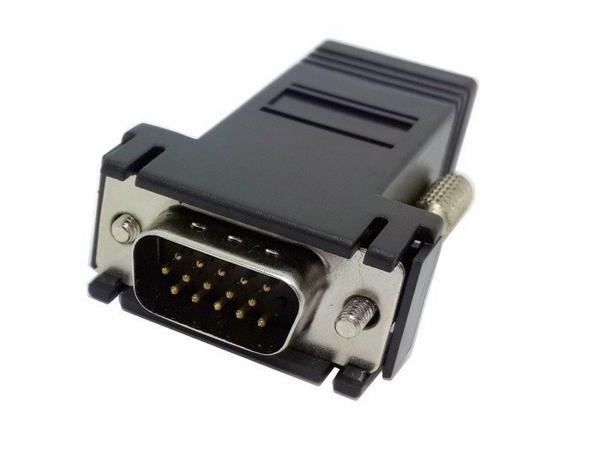 Bộ nối dài tín VGA Extender 40m bằng mạng LAN (ĐẦU CHUYỂN VGA SANG LAN )