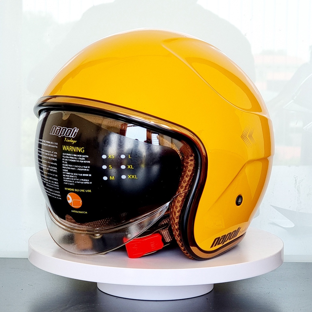 MŨ BẢO HIỂM TRẺ EM KÍNH ÂM CHÍNH HÃNG NAPOLI N189(DÙNG CHO EM BÉ TỪ 3 - 8 TUỔI CÓ VÒNG ĐẦU 47 - 51CM)