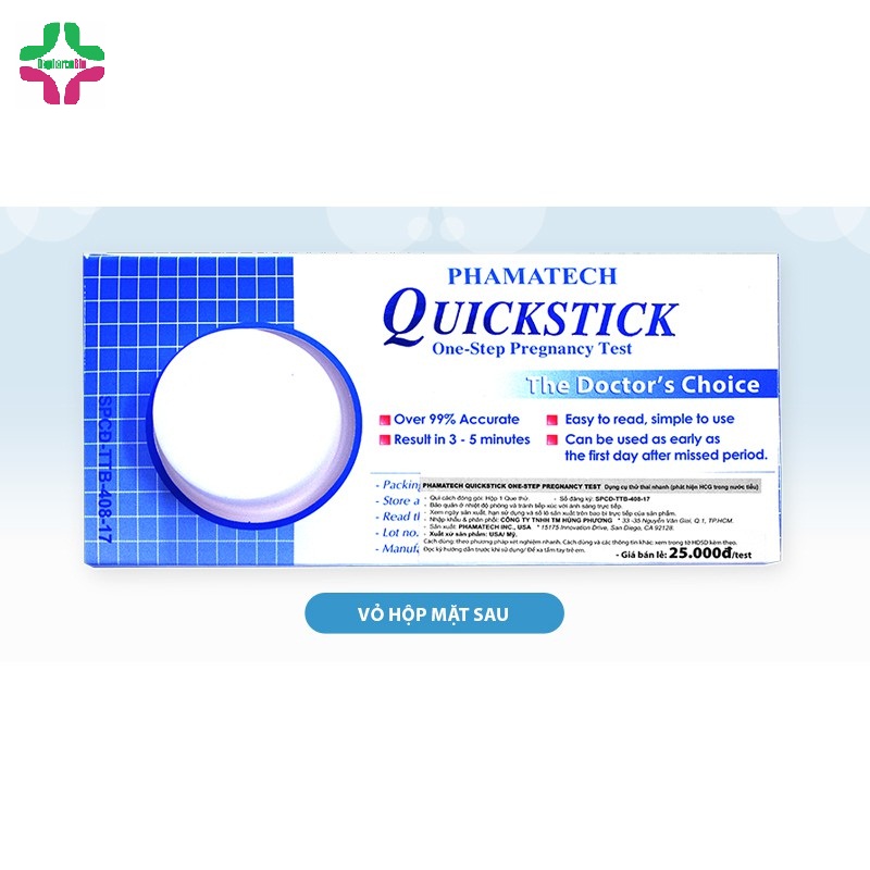 CHE TÊN SẢN PHẨM Que thử thai QuickStick