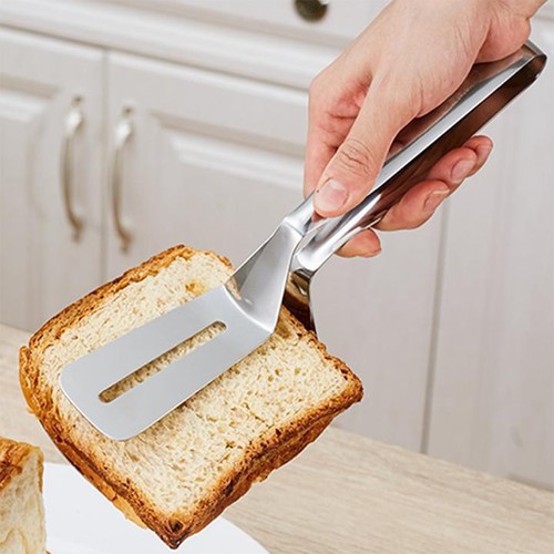 KẸP GẮP INOX - DỤNG CỤ LÀM BẾP ĐA NĂNG - KẸP GẮP ĐỒ NÓNG NHƯ BÍT TẾT, CÁ RÁN, THỊT NƯỚNG CHUYÊN DỤNG TIỆN ÍCH