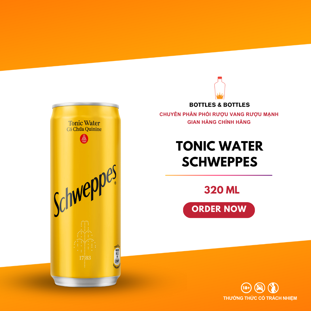 Nước Giải Khát Schweppes Tonic 320ml/Lon