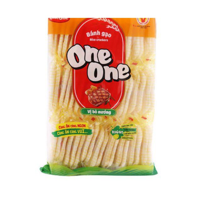 Bánh gạo one one vị bò nướng gói 150g
