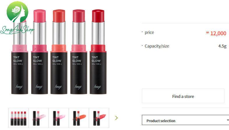[HCM]Son dưỡng có màu fmgt tint glow