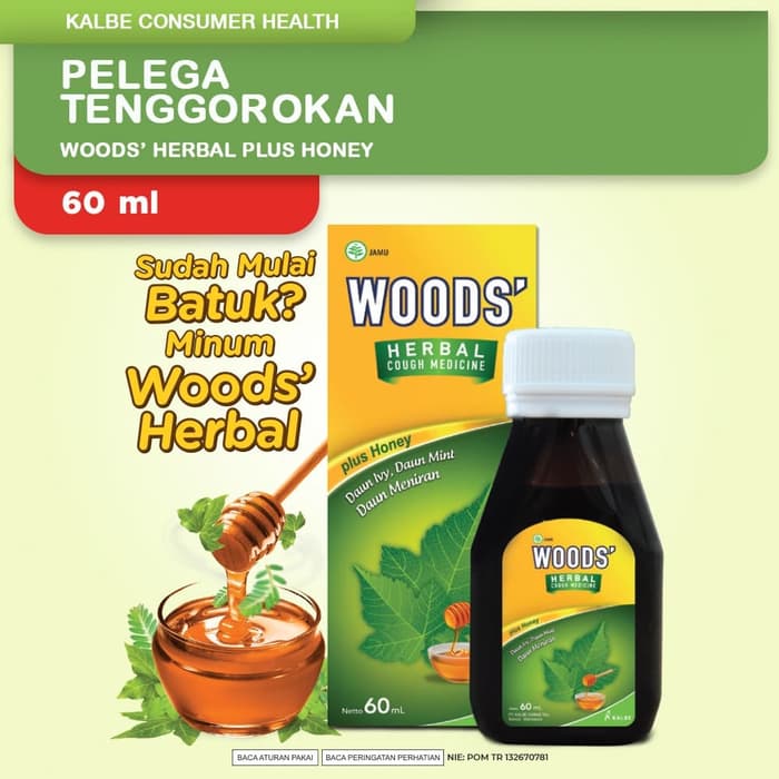Siro ho thảo dược Woods Herbal 60ml