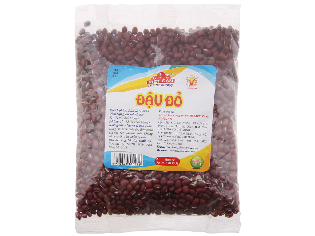 500g đậu đỏ việt san