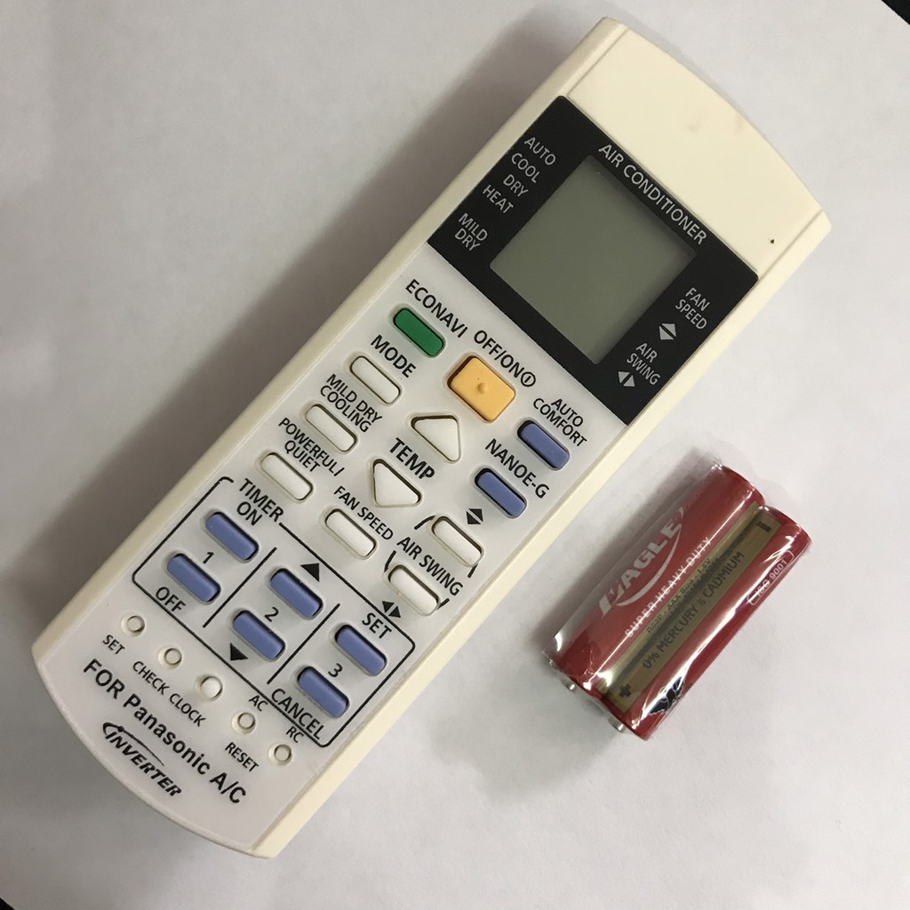   HCM Remote máy lạnh Panasonic Inverter loại nhỏ 