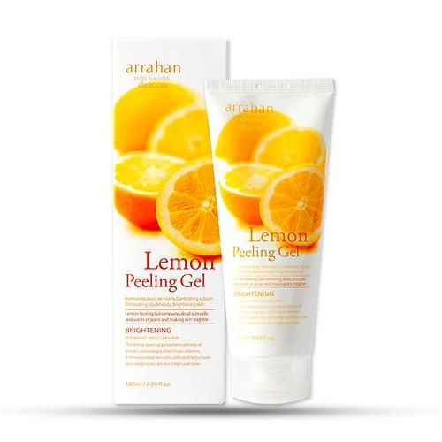 Tẩy tế bào chết sáng mịn Arrahan chiết xuất Chanh tươi Hàn Quốc 180ml