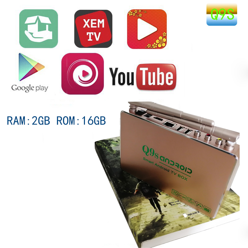 Q9S new android tv box os 7.12  ATV đầu thu đầy đủ phụ kiện, hàng mới, xem truyền hình địa phương 100 kênh, thời sự, youtube, bảo hành đổi mới