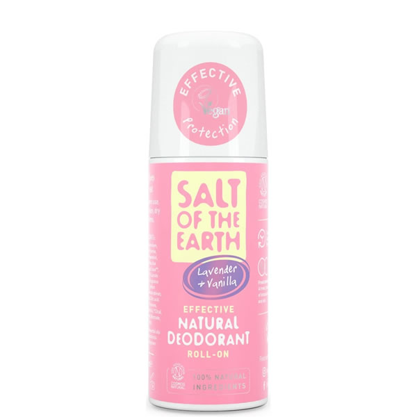 Salt of the Earth, Lavender & Vanilla Natural Roll-On Deodorant 75ml