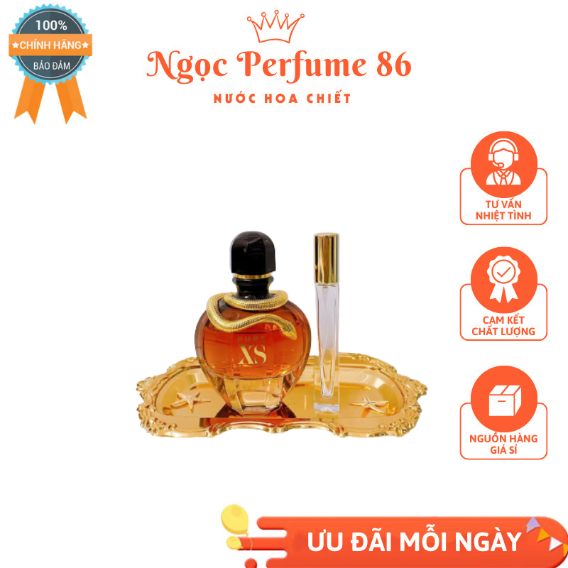 Nước hoa Chiết 10ml Paco Rabanne Pure sx for her Ngọc Perfume 86