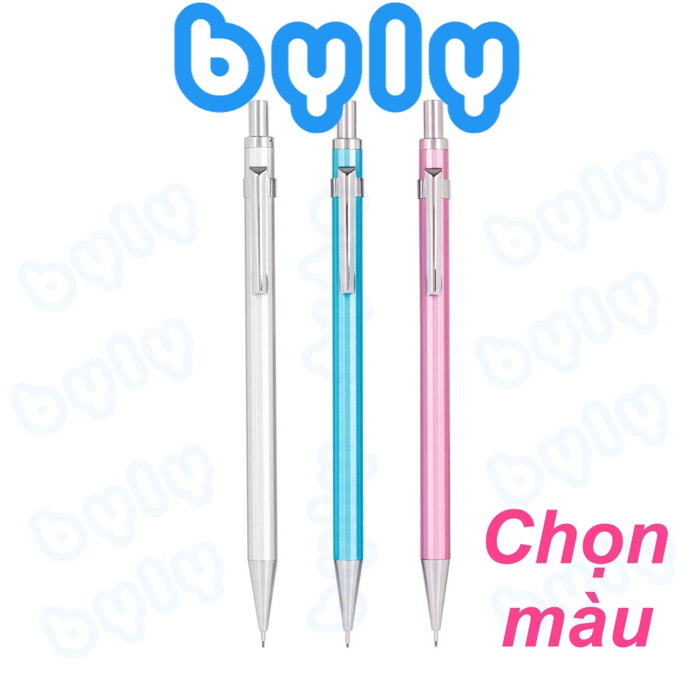 Bút chì kim bấm ngòi 0.5mm vỏ kim loại deli u999 - byly store