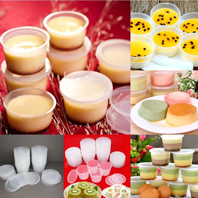 [HCM]Combo 25 khuôn làm bánh flan bánh pudding rau câu cỡ lớn loại dày cao cấp