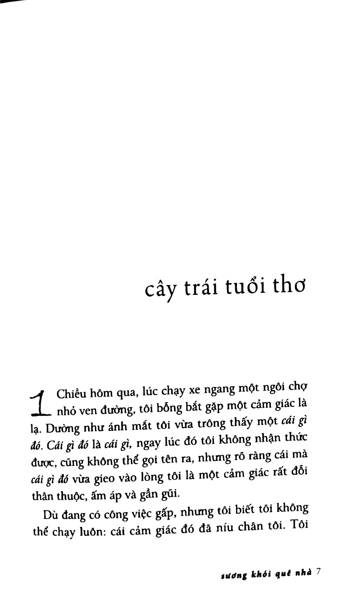 Fahasa - sương khói quê nhà