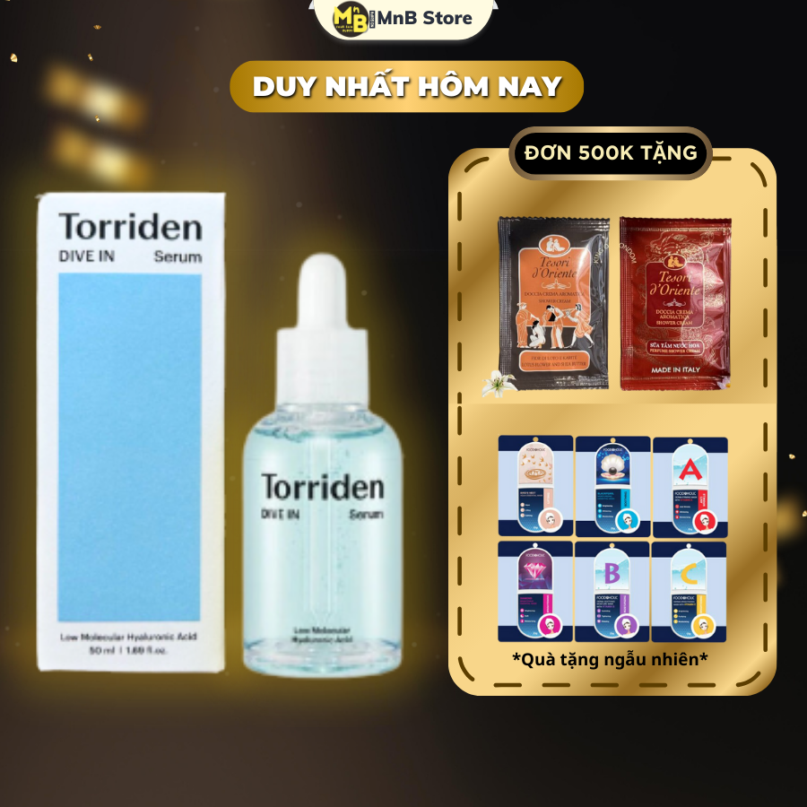 Tinh chất cấp ẩm phục hồi dưỡng trắng da - serum torriden dive-in 50ml